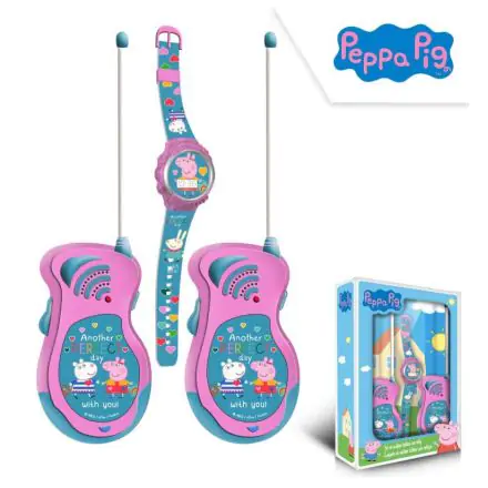 Peppa Pig Walkie Talkie + Zestaw Zegarka Cyfrowego zdjęcie produktu