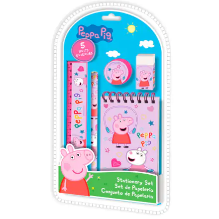 Peppa Pig zestaw artykułów piśmienniczych 5 sztuk zdjęcie produktu