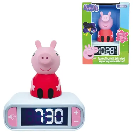 Peppa Pig Cyfrowy Budzik z Lampką Nocną 3D zdjęcie produktu