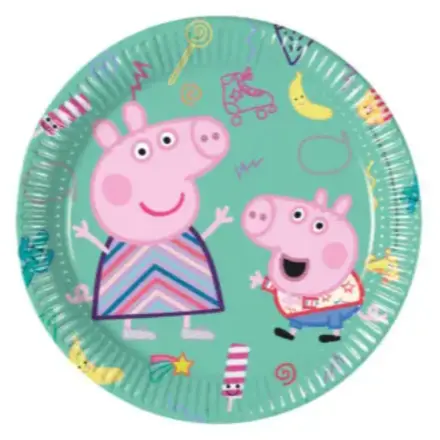 Peppa Pig Next Generation, Peppa Pig Talerze papierowe 8 sztuk 20 cm FSC zdjęcie produktu