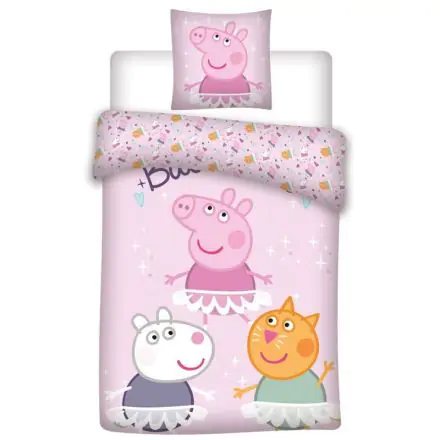 Poszwa na kołdrę Peppa Pig bawełniana łóżko 90cm zdjęcie produktu