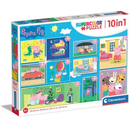 Puzzle Peppa Pig 18+30+48+60 elementów termékfotója