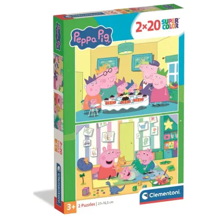Peppa Pig puzzle 2x20 szt. zdjęcie produktu