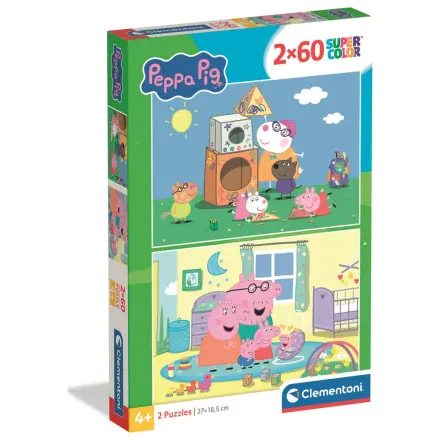 Peppa Pig puzzle 2X60 szt. zdjęcie produktu