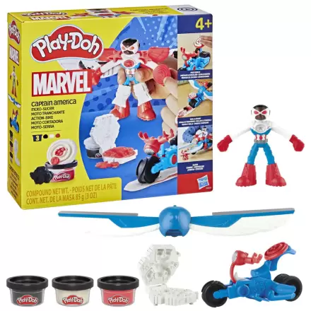 Play-Doh Marvel Captain America Kosiarka Motorowa termékfotója