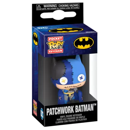 Brelok Pocket Funko POP Keychain DC Comics Patchwork Batman termékfotója