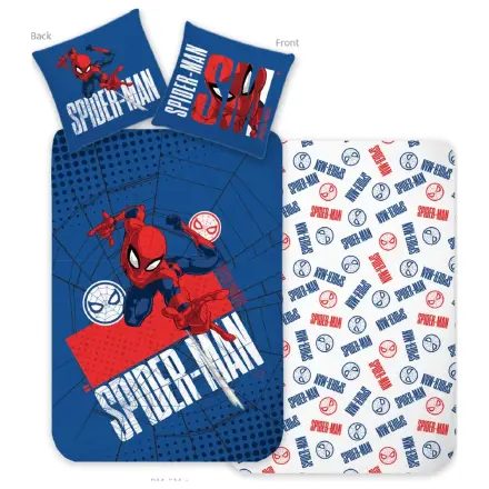 Spider-Man City Rescue dziecięca przedszkolna poszwa na kołdrę zdjęcie produktu