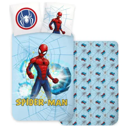 Spider-Man jasnoniebieska poszewka na kołdrę dla malucha zdjęcie produktu