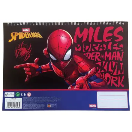 Spider-Man Miles Morales A4 spiralny szkicownik 40 arkuszy z naklejkami zdjęcie produktu