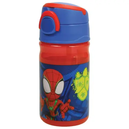 Spider-Man Spidey Dino Webs plastikowa butelka ze słomką z wieszakiem 350 ml zdjęcie produktu