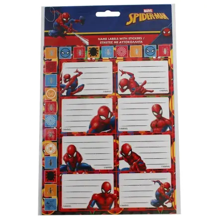 Spider-Man Etykieta na zeszyt ścienna z naklejką 16 szt. zdjęcie produktu