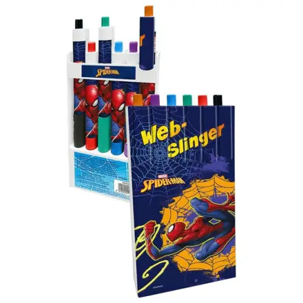 Spider-Man Web-Slinger Colored Pen Set 6-częściowy zdjęcie produktu