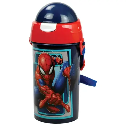 Spider-Man World butelka plastikowa ze słomką i zawieszką 500 ml zdjęcie produktu