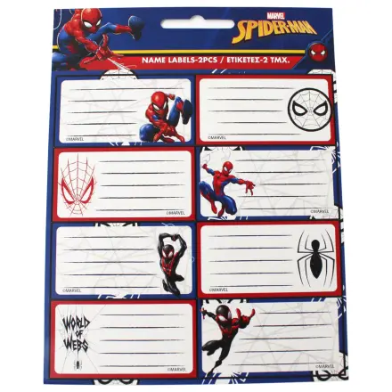 Spider-Man World of Webs etykiety na zeszyty 16 szt. zdjęcie produktu
