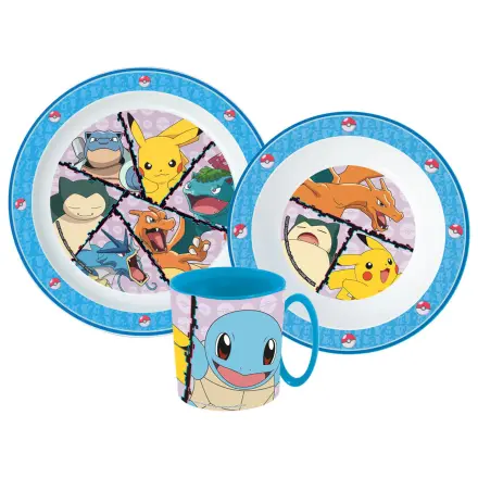 Pokémon Battle Dinner Set, zestaw z mikroplastiku z kubkiem zdjęcie produktu