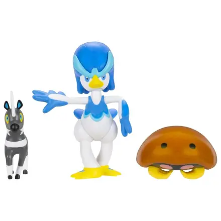 Zestaw 3 figurek bojowych Pokémon: Blitzle, Kabuto i Quaxwell zdjęcie produktu