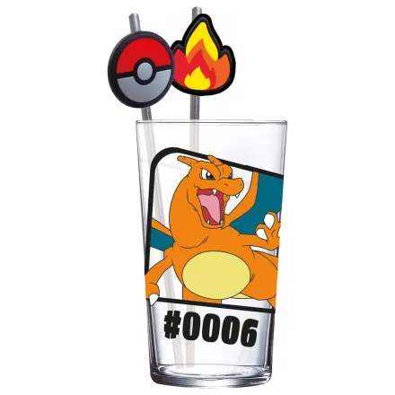 Pokémon Szklanka Tumbler ze Słomkami Charizard 480 ml zdjęcie produktu