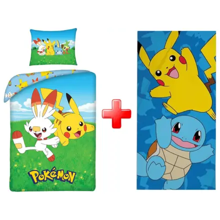 Pokémon Field Poszwa na kołdrę i Zestaw Ręczników zdjęcie produktu