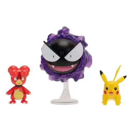 Pokémon First Partner Battle Figure Set Figurki 3-Pack Magby, Pikachu & Gastly zdjęcie produktu