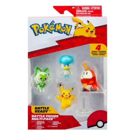 Pokémon Gen IX Zestaw Figurek Bitewnych Figurek 4-Pak termékfotója