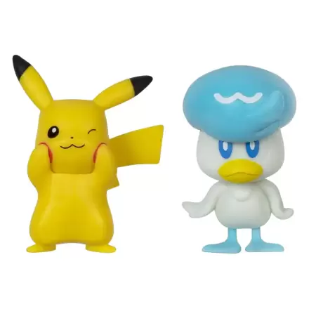 Pokémon Gen IX Zestaw Figur Bitewnych Mini Figura 2-pak Pikachu i Quaxly 5 cm zdjęcie produktu