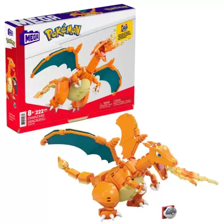 Pokémon Mega Construx Wonder Builders Zestaw Konstrukcyjny Charizard 10 cm termékfotója