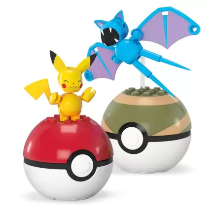 Pokémon MEGA Zestaw Konstrukcyjny Poké Ball Collection: Pikachu & Zubat termékfotója