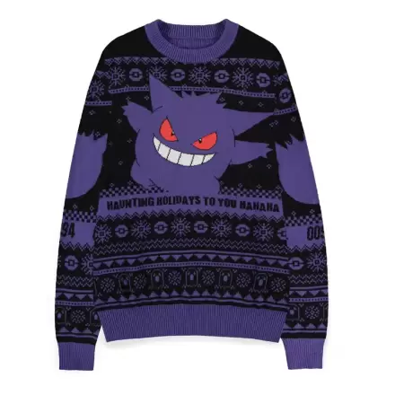 Pokémon Bluza Świąteczny Sweter Gengar termékfotója