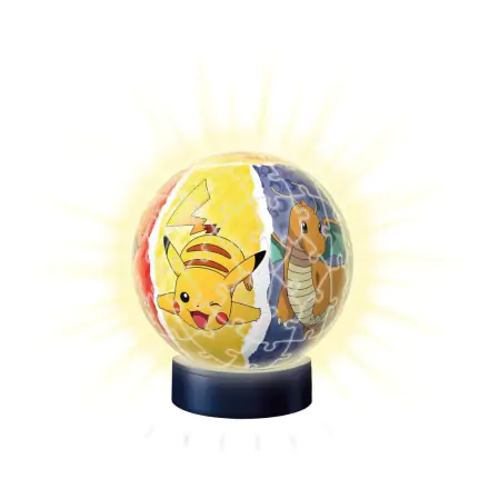Pokémon 3D Puzzle Lampka Nocna Puzzle Ball (72 elementy) zdjęcie produktu