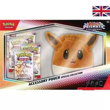 Pokémon TCG Scarlet & Violet 08.5 Prismatic Evolutions Eevee Accessory Pouch Collection *English Version* - Saszetka na akcesoria zdjęcie produktu