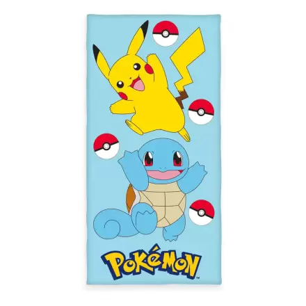 Ręcznik Pokemon Velour Pikachu & Squirtle 75 x 150 cm termékfotója