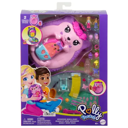 Polly Pocket Mama Hedgehog and Baby zestaw do zabawy zdjęcie produktu