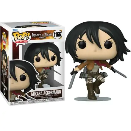 Attack on Titan POP! Animation Figurka Vinyl Mikasa Ackerman z Mieczami 9 cm termékfotója