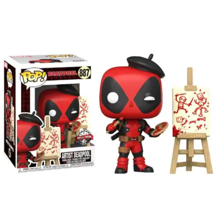 Marvel Deadpool 30th Anniversary POP! Figurka Winylowa Artist Deadpool 9 cm zdjęcie produktu