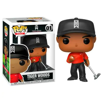 Tiger Woods POP! Figurka winylowa Golf Tiger Woods (Red Shirt) 9 cm termékfotója