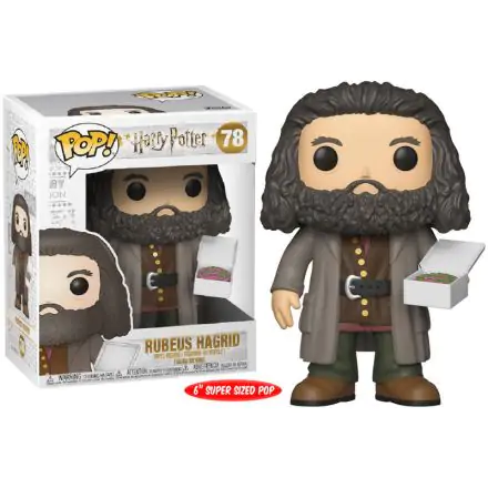 Harry Potter Super Sized POP! Movies Figurka Vinyl Hagrid z Tortem 14 cm termékfotója