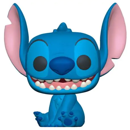 Lilo & Stitch POP! Disney Figurka winylowa Uśmiechnięty Siedzący Stitch 9 cm termékfotója