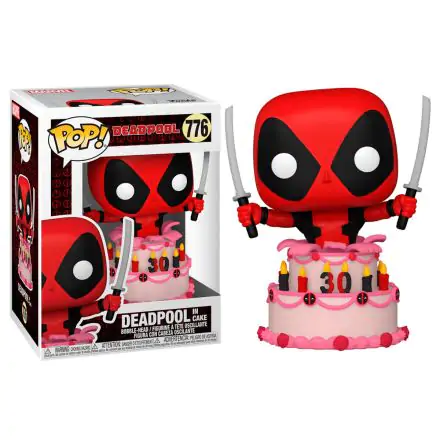 Marvel Deadpool 30th Anniversary POP! Figurka Vinyl Deadpool in Cake 9 cm termékfotója