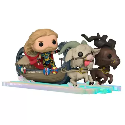 Thor: Love & Thunder POP! Rides Super Deluxe Figurka winylowa Thor & Łódź Kozia 13 cm termékfotója