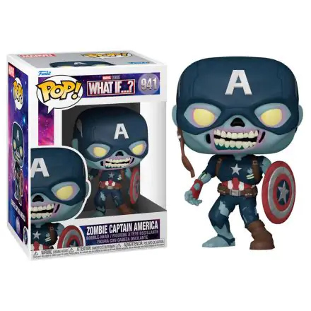 Marvel What If...? POP! TV Winyl figurka Zombie Captain America 9 cm zdjęcie produktu
