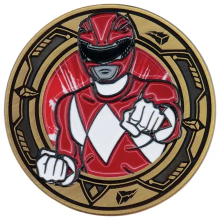 Power Rangers Collectable Moneta Red Ranger Edycja Limitowana zdjęcie produktu