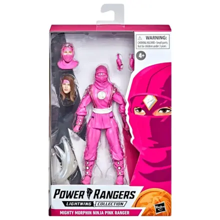 Power Rangers Lightning Collection Mighty Morphin Ninja Pink Ranger figurka 15cm zdjęcie produktu