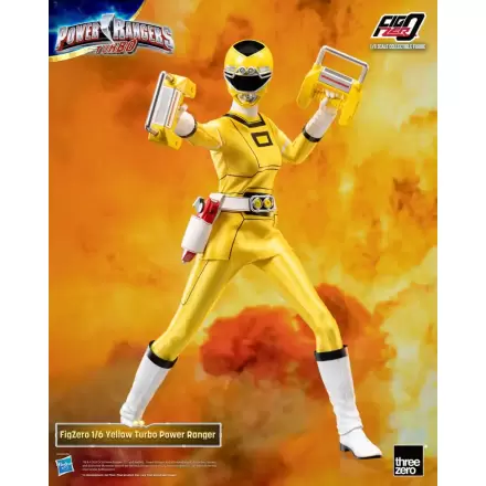 Power Rangers Turbo FigZero Figurka Akcji 1/6 Żółty Turbo Power Ranger 30 cm termékfotója