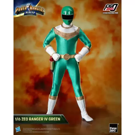 Power Rangers Zeo FigZero Figurka Akcji 1/6 Ranger IV Zielony 30 cm termékfotója