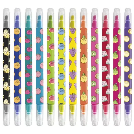 Pusheen Fruits zestaw 12 zmazywalnych markerów zdjęcie produktu