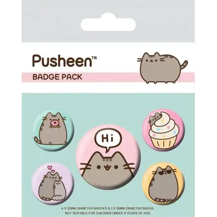 Pusheen Przypinki 5-Pak Pusheen Says Hi zdjęcie produktu