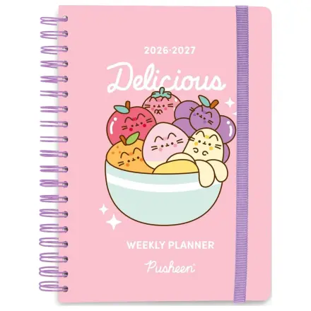 Pusheen School Diary tygodniowy planer 2026/2027 Fruits A5 zdjęcie produktu