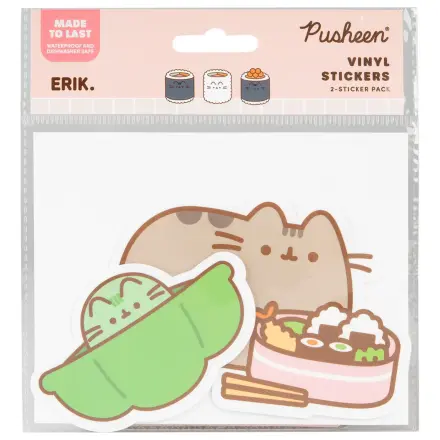 Pusheen Sushi Roll zestaw 2 winylowych naklejek zdjęcie produktu