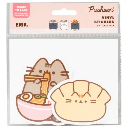 Pusheen Sushi Roll zestaw 2 naklejek winylowych zdjęcie produktu