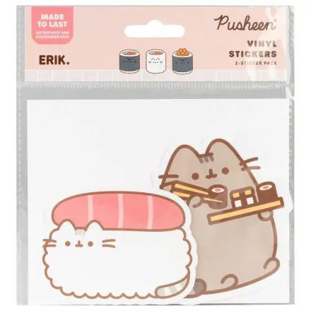 Pusheen Sushi Roll zestaw 2 winylowych naklejek zdjęcie produktu